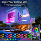 RGB LED Strip Lights - Music Sync, App & Remote Control, Color Changing