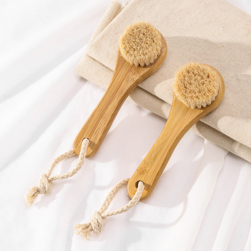 Wooden Jawline Massage Brush