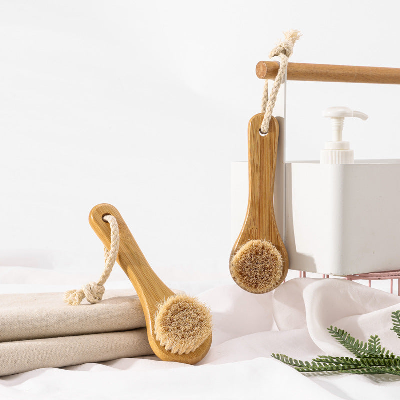 Wooden Jawline Massage Brush
