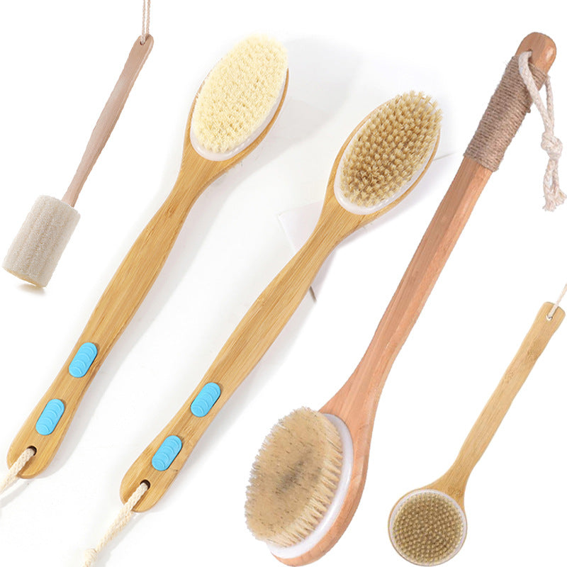 Wooden Jawline Massage Brush