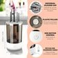 Electric Makeup Brush Cleaner & Dryer Spinner Set