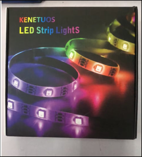 RGB LED Strip Lights - Music Sync, App & Remote Control, Color Changing