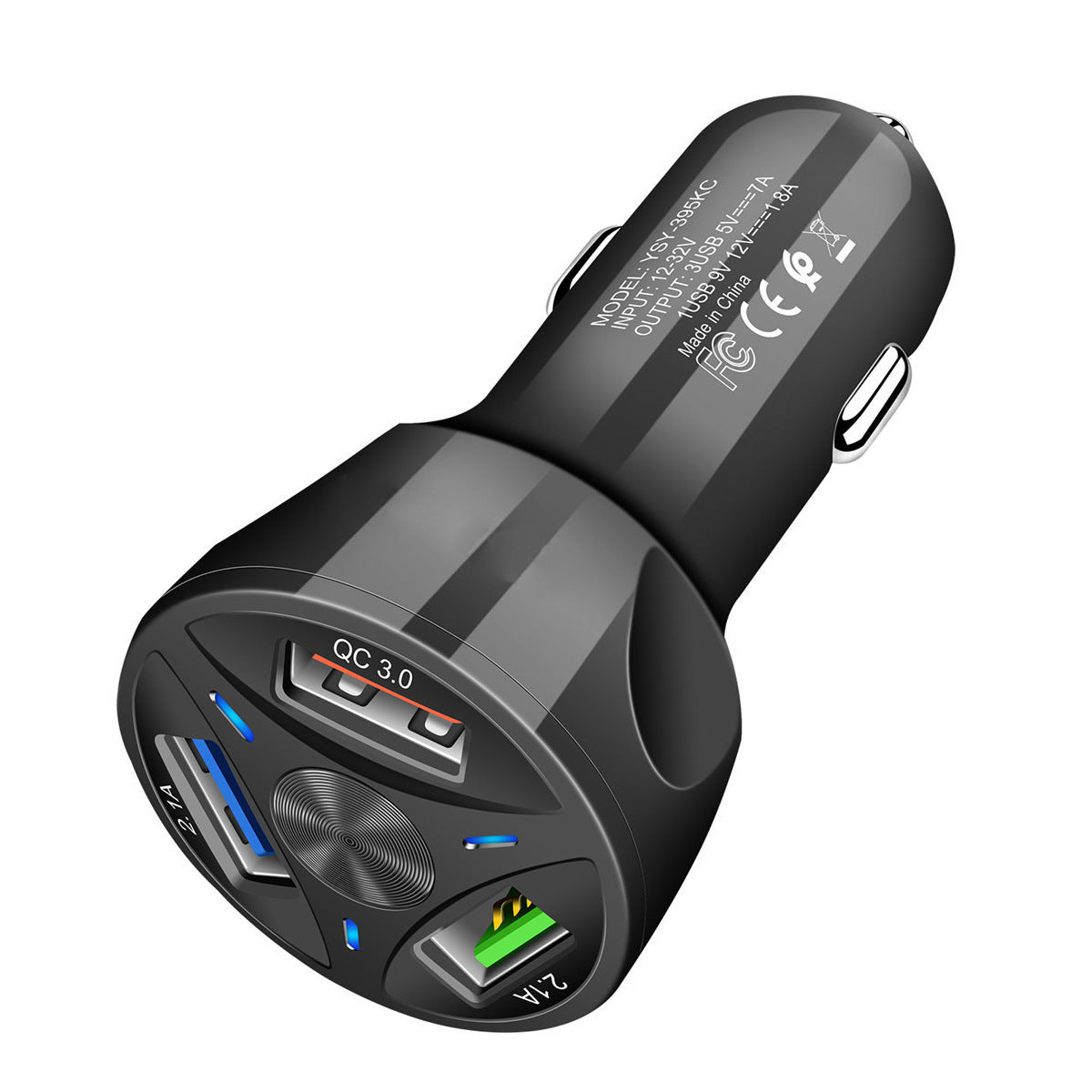 4-in-1 Retractable Car Charger