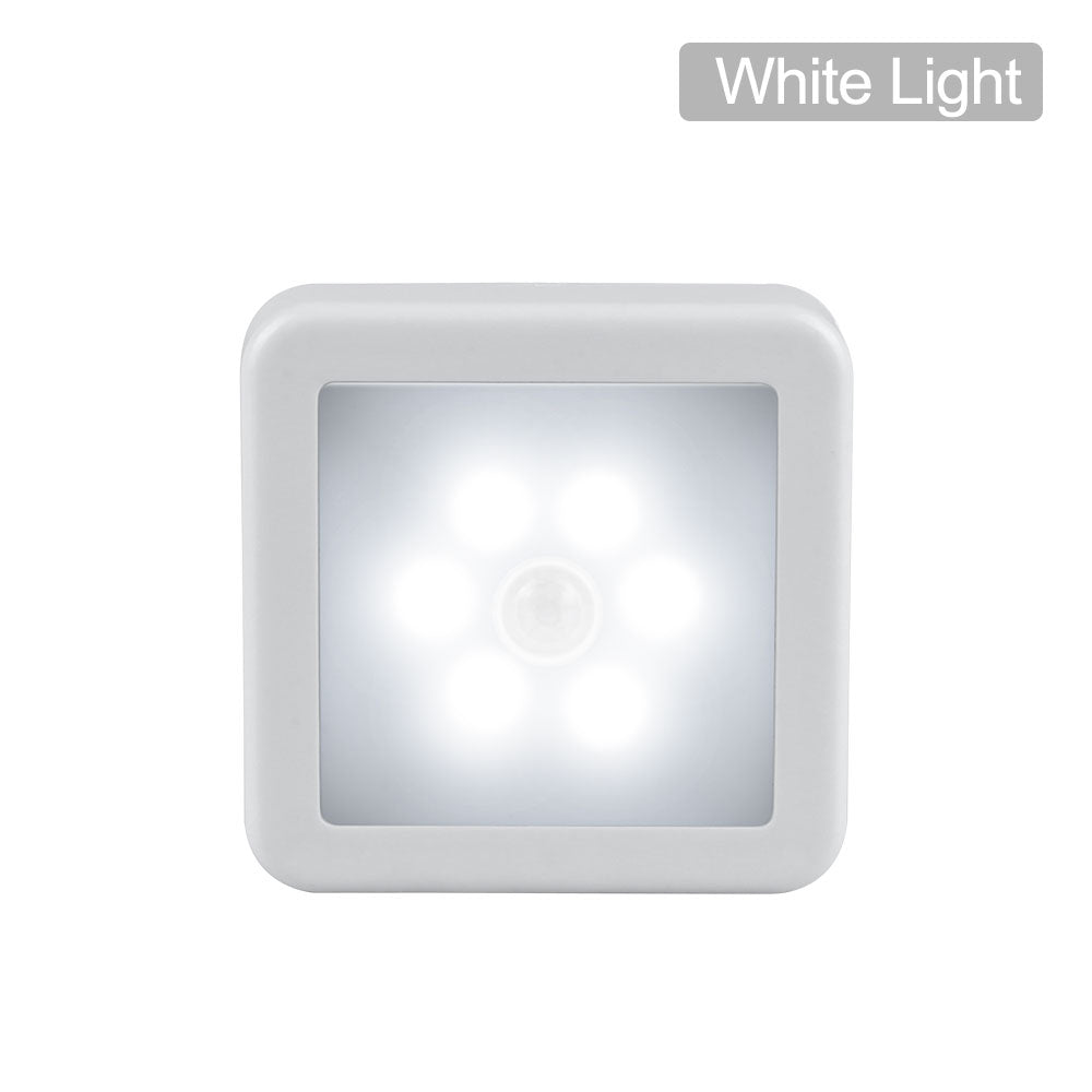 Mini Motion Sensor LED Night Light - Wireless, Rechargeable