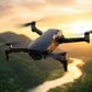 Drone Aerial Photography HD 4K Dual Camera Remote Control Airplane Toy-Black