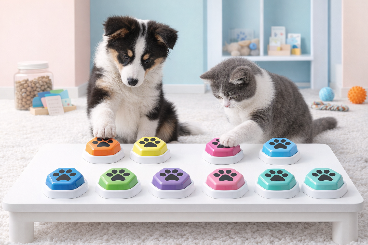 Pet Training Communication Buttons Set