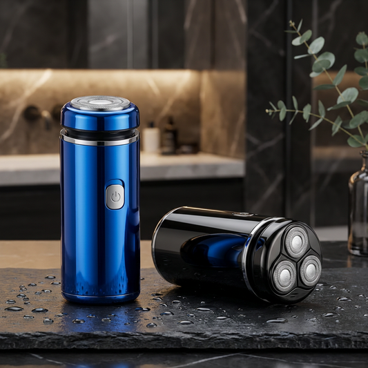 Mini Electric Shaver Portable Car Rechargeable Shaver-Black