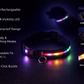 USB Rechargeable LED Light-Up Dog Collar