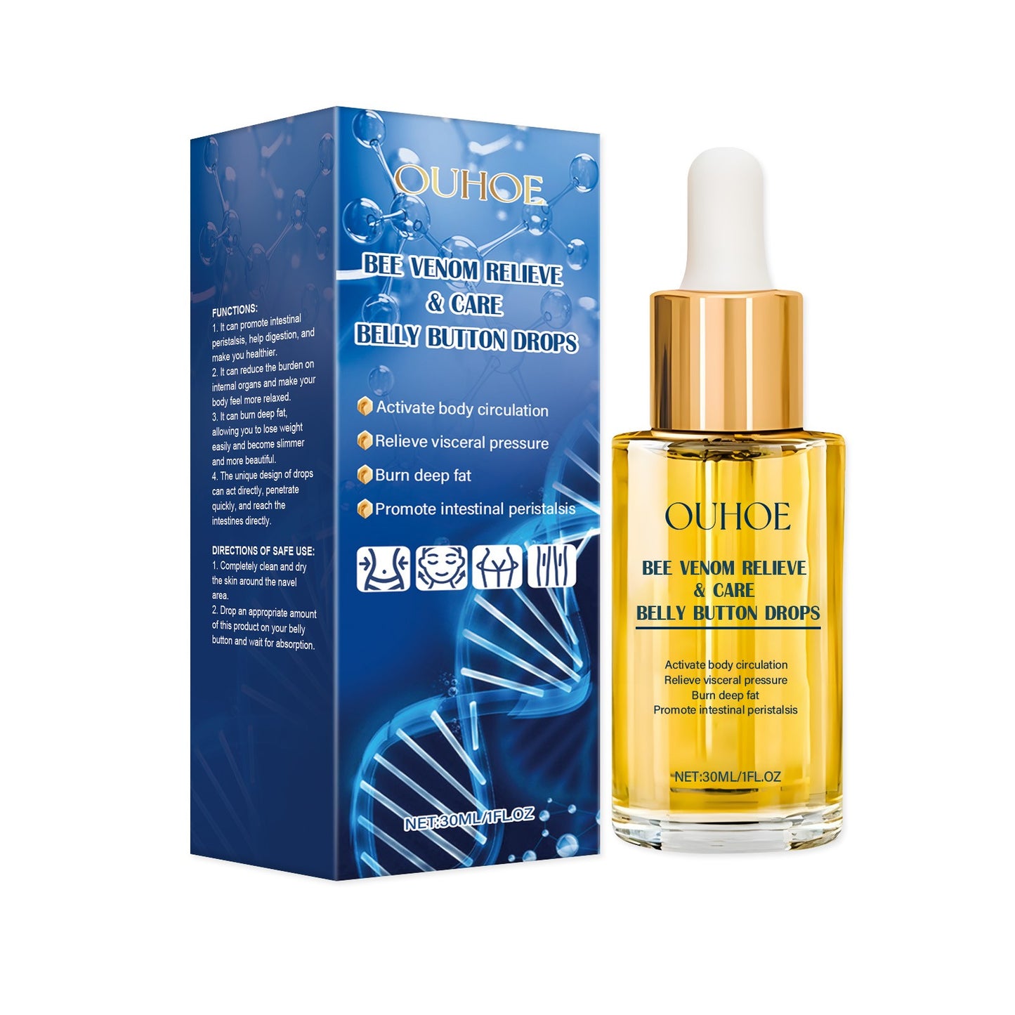 Body Care Essence, Everyday Gentle Firming All Over The Body Elegant Light Body Care Essence-30ml