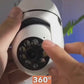 WiFi CAMERA 1080P Bulb 4X Zoom Camera E27 Home 5GWiFi Alarm Monitor